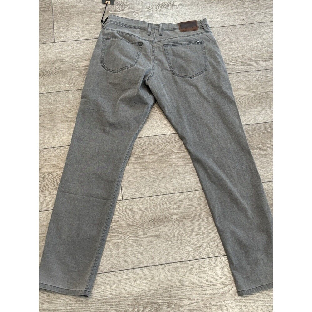 Travis Mathew Mens Jeans Legacy Featherweight 32x32 Vintage Charcoal Golf Casual - Picture 7 of 8